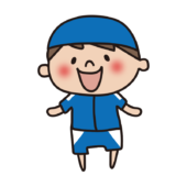 ラッシュガードを着ている子供（男の子）