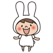 白うさぎの格好をした子供（男の子2）