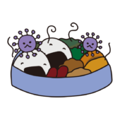 腐っているお弁当（青）