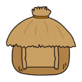 3匹のこぶたの藁の家