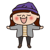 キャンプの格好をしている子供（女の子2）