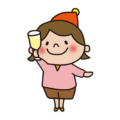 パーティーで乾杯する子供（女の子）