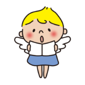 歌っている天使3（青）