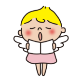 歌っている天使2（ピンク）