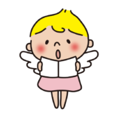 歌っている天使3（ピンク）