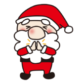 手を叩くお鼻の大きなサンタクロース2
