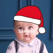 【顔はめ】サンタクロースの帽子2