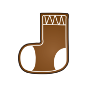 靴下の形をしたアイシングクッキー2