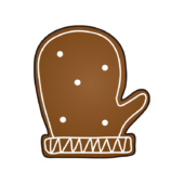 手袋の形をしたアイシングクッキー2