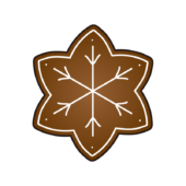 雪の結晶の形をしたアイシングクッキー4