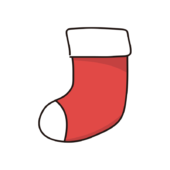 クリスマスの靴下1