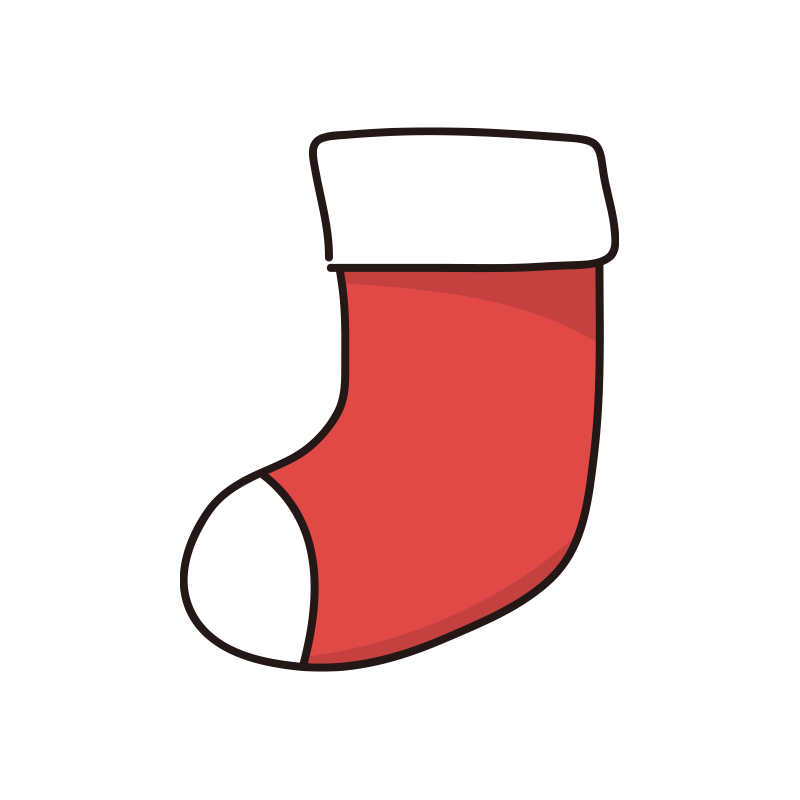クリスマスの靴下1
