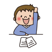 授業中に手をあげる子供（男の子1）