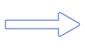 淵のある矢印（青）