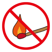 禁止マーク　火気厳禁