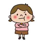 怒っている子供（女の子1）