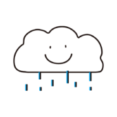 お天気記号小雨