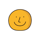 お天気記号夜晴れ（満月）