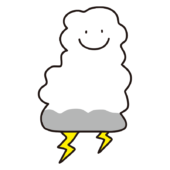 お天気記号積乱雲