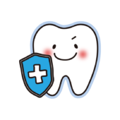 コーティングされている歯