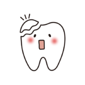 欠けた歯