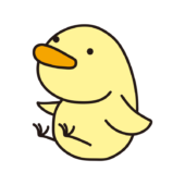 コロンとした大きなヒヨコのぬいぐるみ