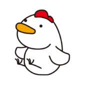 コロンとした大きなニワトリのぬいぐるみ