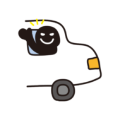 車から声をかける全身黒い不審者