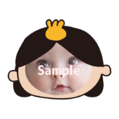 【顔はめ】お雛様のお姫様の顔のみ