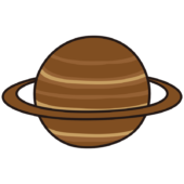 太陽系の惑星　土星