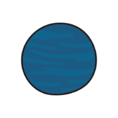 太陽系の惑星　海王星