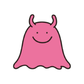 スライムみたいな宇宙人（ピンク）