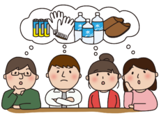 防災備蓄について考える大人たち