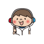 聴力検査をする子供（男の子）