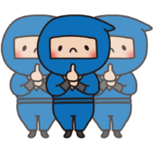 分身の術を使う忍者