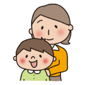 親子（母と息子）