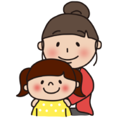 親子（母と娘）