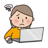 パソコン操作に悩む大人の女性2