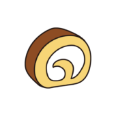 プレーンのロールケーキ