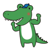 筋肉もりもりのお兄さんワニ