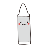 表情のある白いクレヨン