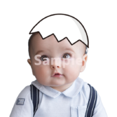 【顔はめ】たまごの殻