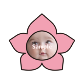 【顔はめ】桃の花2