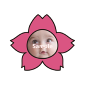 【顔はめ】桜の花1