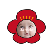 【顔はめ】梅の花1
