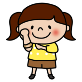 肘に絆創膏を貼った子供（女の子）