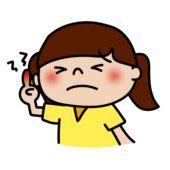 突き指をして痛がる子供（女の子）