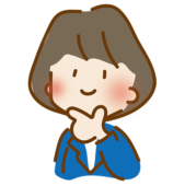 顎に手を当ててなるほどと納得するゆるくて可愛い会社員の女性