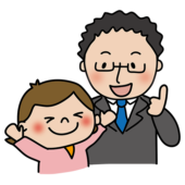 女の子を褒める男性教師