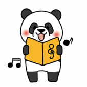 歌うパンダ